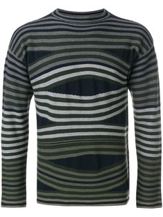 свитер в полоску Emporio Armani