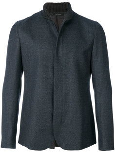 куртка с воротником в рубчик Emporio Armani