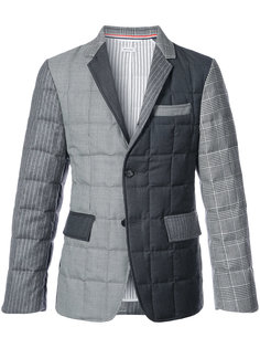 DOWNFILLED CLASSIC SINGLE BREASTED SPORT COAT IN FUNMIX IN POW HEAVY WOOL Thom Browne