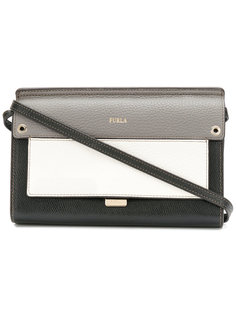 меховая сумка на плечо Furla