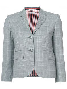 CLASSIC SINGLE BREASTED SPORT COAT IN SCHOOL UNIFORM PRINCE OF WHALES WOOL TWILL Thom Browne