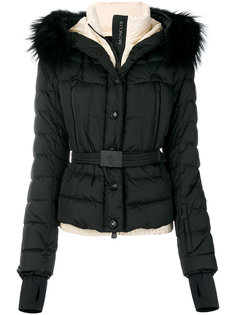 куртка-пуховик с меховой отделкой Moncler Grenoble