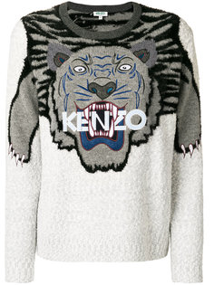 джемпер с вышитым тигром  Kenzo