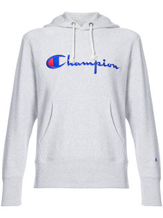 embroidered logo hoodie Champion