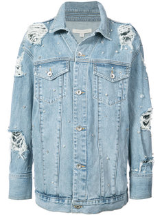 denim beaded jacket Jonathan Simkhai