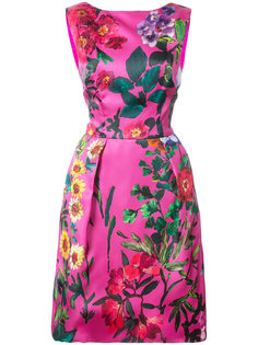 floral structured dress Monique Lhuillier