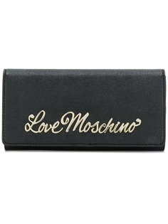 кошелек с бляшкой-логотипом Love Moschino