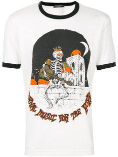 футболка Royal Skeleton Dolce &amp; Gabbana