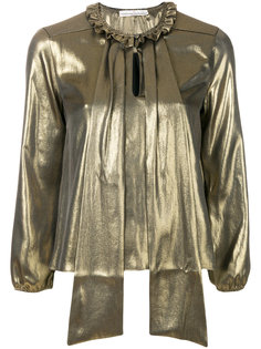 блузка шифт с эффектом металлик  Golden Goose Deluxe Brand