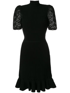 трикотажное платье в рубчик Giambattista Valli