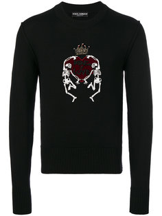 свитер King Of Love с пайетками Dolce &amp; Gabbana