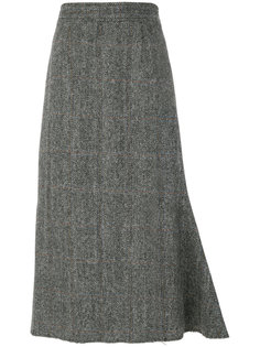 юбка со структурированным подолом Maison Margiela