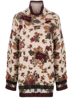 свободный свитер с цветочным узором  Antonio Marras