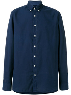 рубашка с вышитым логотипом Hackett