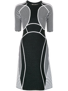 платье с графическим узором  Versace
