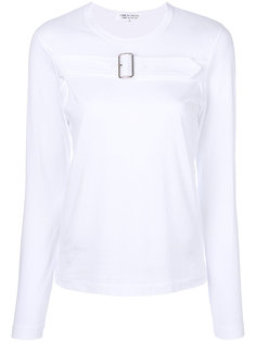 buckle detail jersey top  Comme Des Garçons Comme Des Garçons