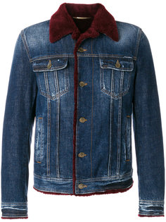 джинсовая куртка на овчине Dolce &amp; Gabbana