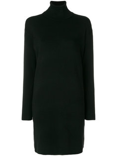 трикотажное платье с высоким горлышком с заворотом Michael Michael Kors