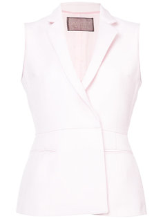 sleeveless crossover blouse Giambattista Valli