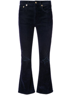 velvet kick flare jeans R13
