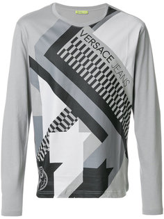 geometric print sweatshirt Versace Jeans