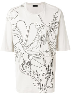 Titan Flame T-shirt Diesel Black Gold