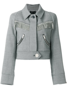 micro check cropped jacket Alexander Wang