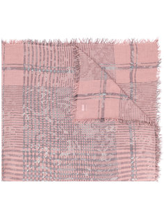 raw edge scarf Faliero Sarti