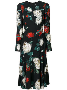 платье с цветочным принтом  Dolce &amp; Gabbana