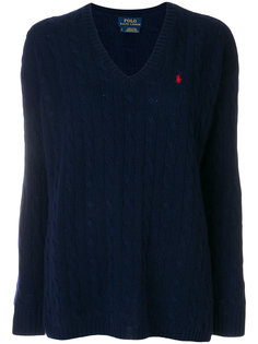 свитер с узором косы Polo Ralph Lauren