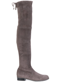сапоги по колено на плоской подошве Stuart Weitzman