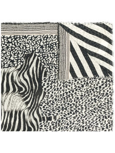 zebra print scarf Pierre-Louis Mascia