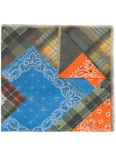 patch-work embroidered scarf Pierre-Louis Mascia