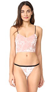 Cosabella Cami Velour Bustier