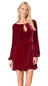 For Love &amp; Lemons Velvet Mini Dress