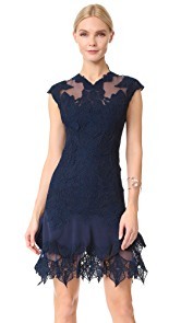 Jonathan Simkhai Multimedia Corded Mini Ruffle Dress