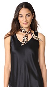 Kate Spade New York Classic Leopard Skinny Scarf