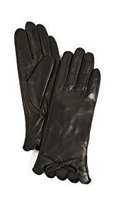 Kate Spade New York Scallop Leather Gloves