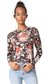 Rebecca Taylor Lua Floral Pullover