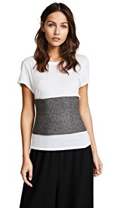 Tibi Plaid Corset