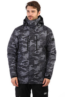 Куртка утепленная Quiksilver Mission Pr Black Grey Camokazi