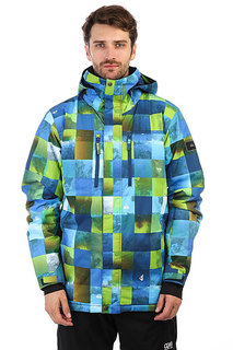 Куртка утепленная Quiksilver Mission Pr Jk M Blue Sulphur Icey Ch