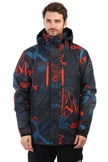 Куртка утепленная Quiksilver Mission Pr Mandarin Red Thunder