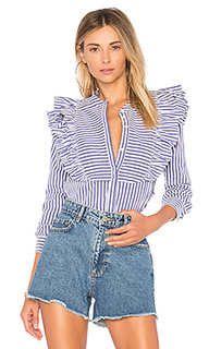 Блузка striped frill - ANINE BING