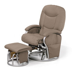 Кресло-качалка для мамы Metal Glider, Hauck, creme