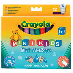 Набор из 12 цветных фломастеров для малышей, Crayola