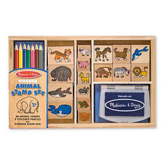 Большой набор печатей "Животные", Melissa &amp; Doug
