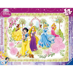 Пазл «Принцессы в розовом саду», 30 деталей, Ravensburger