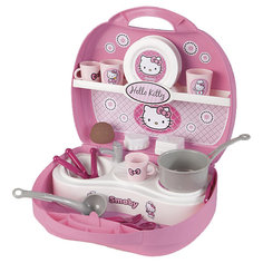 Мини-кухня в чемоданчике Hello Kitty, 25,5*22,5*10 см, Smoby