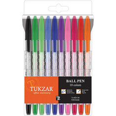 TUKZAR Набор шариковых ручек, 10 цветов